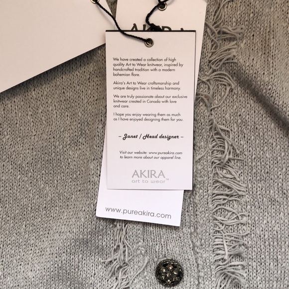 NWT Akira Art to Wear Harmony Cardigan size small - Picture 12 of 13